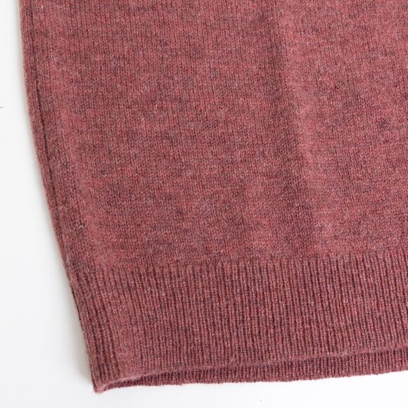 Woolovers Sweater Vest 100% Wool Toffee Brown V Neck Mens Large Unisex - Picture 11 of 14